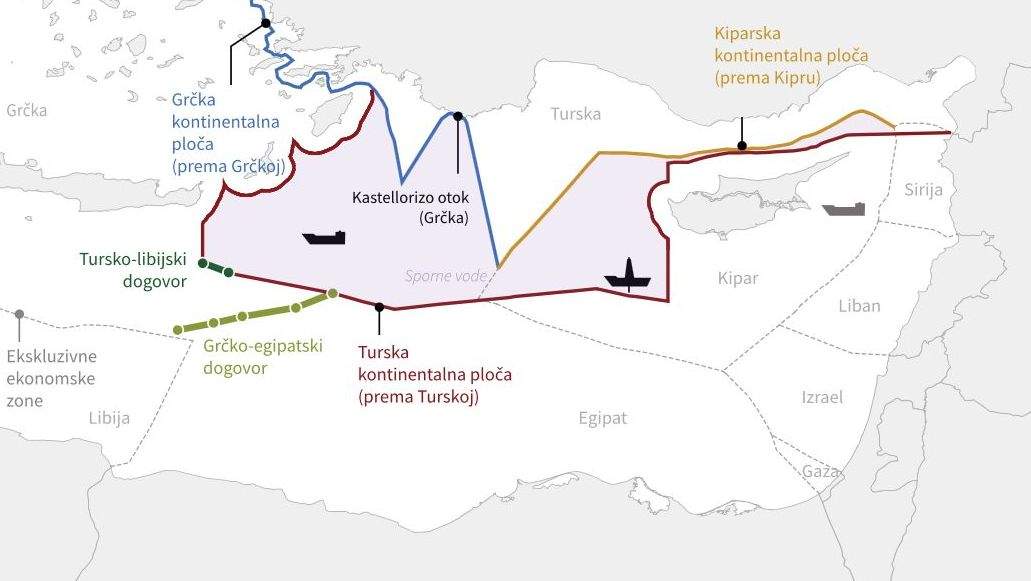 Infografika: Vojni kapaciteti Turske i Grčke